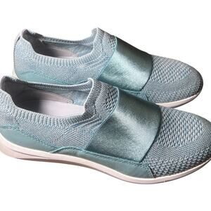 Clarks UN Rio Turquoise Knit Tricot NWT Size 8 Unstructured Washable